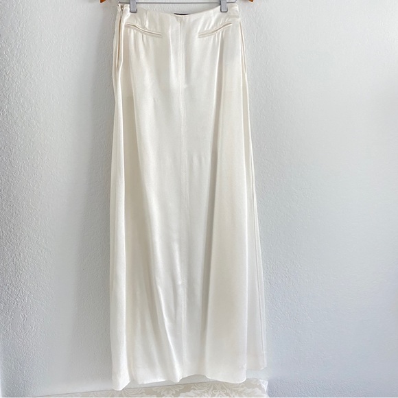 Valentino ivory maxi Satin Skirt - Picture 5 of 9